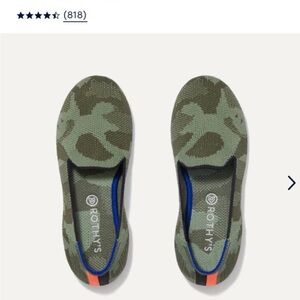 Girls Rothy kids loafer camo shoes size 3